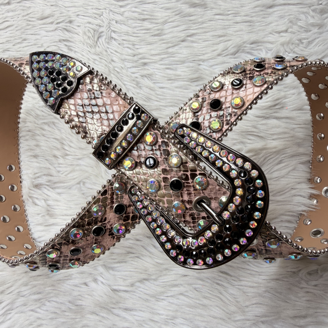 Stardust Rhinestone Belt