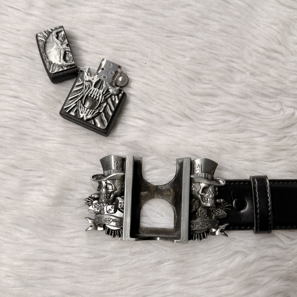 Howling Skull Lighter Belts