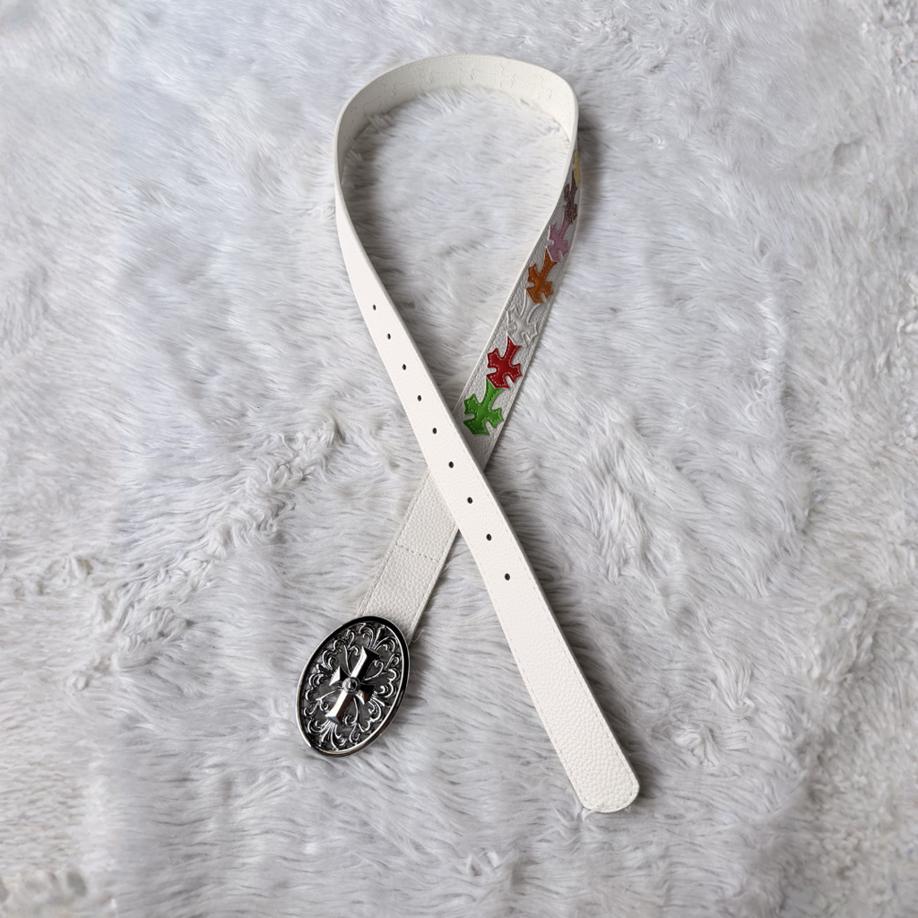 Chrome Hearts Ivory Saints Belt