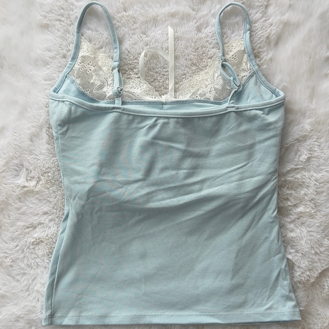 Baby Blue Lace-Trim Cami