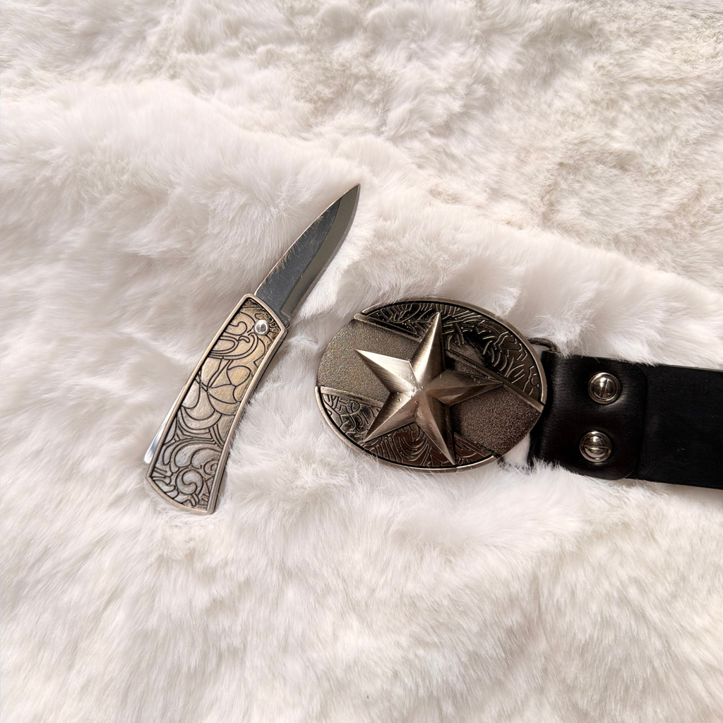 Lone Star Knife Belt