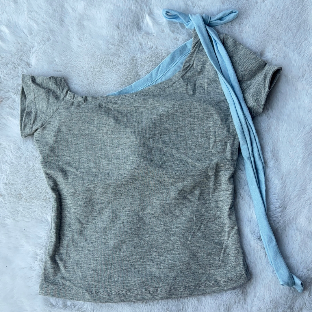 Grey Kitty Top