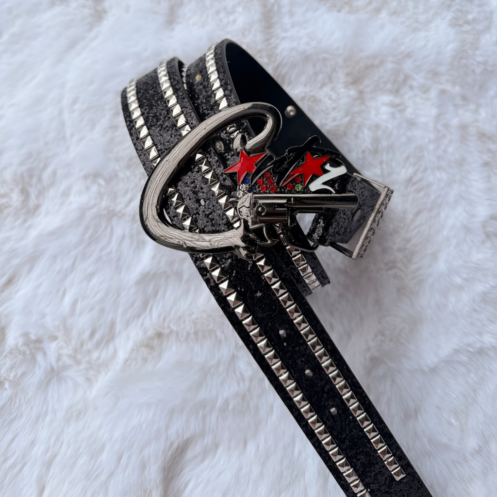 Six-Shooter LED Studded Belt