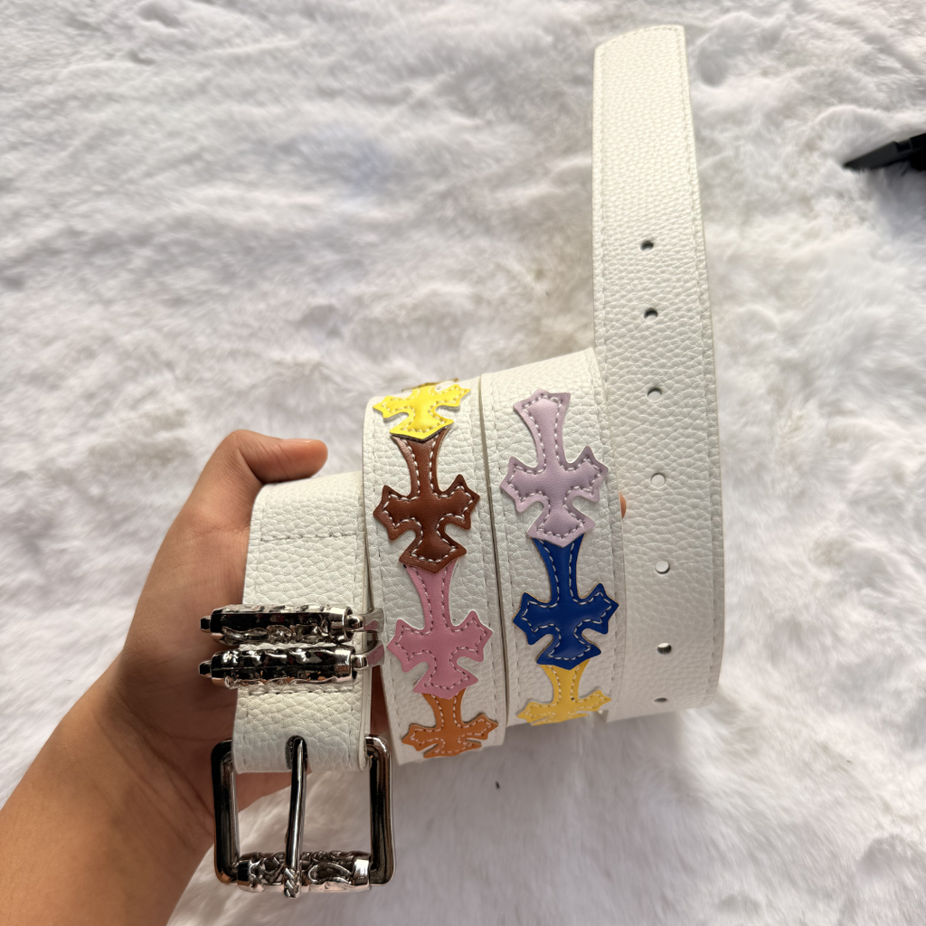 Holy Chrome Belt (White)