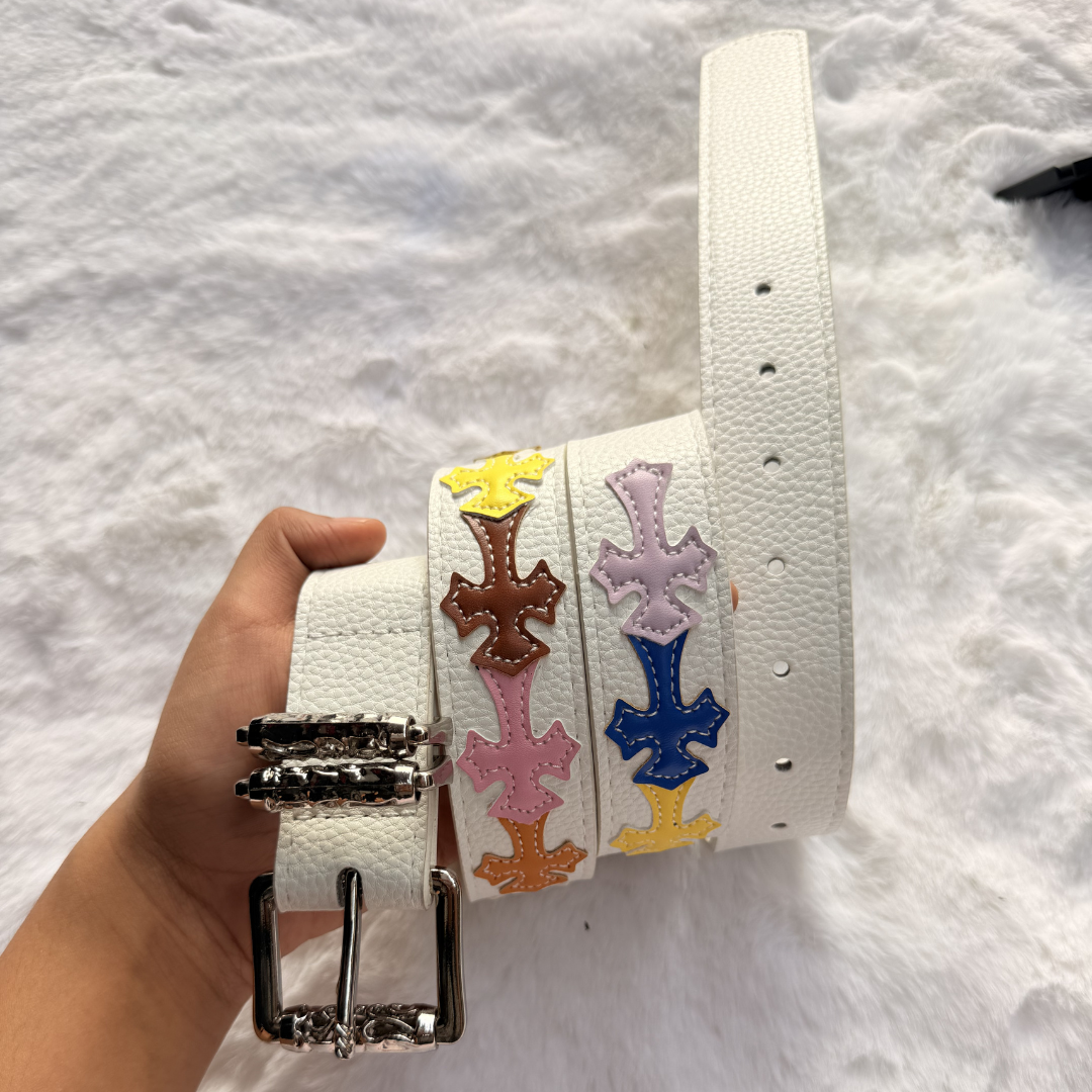 Holy Chrome Belt (White)