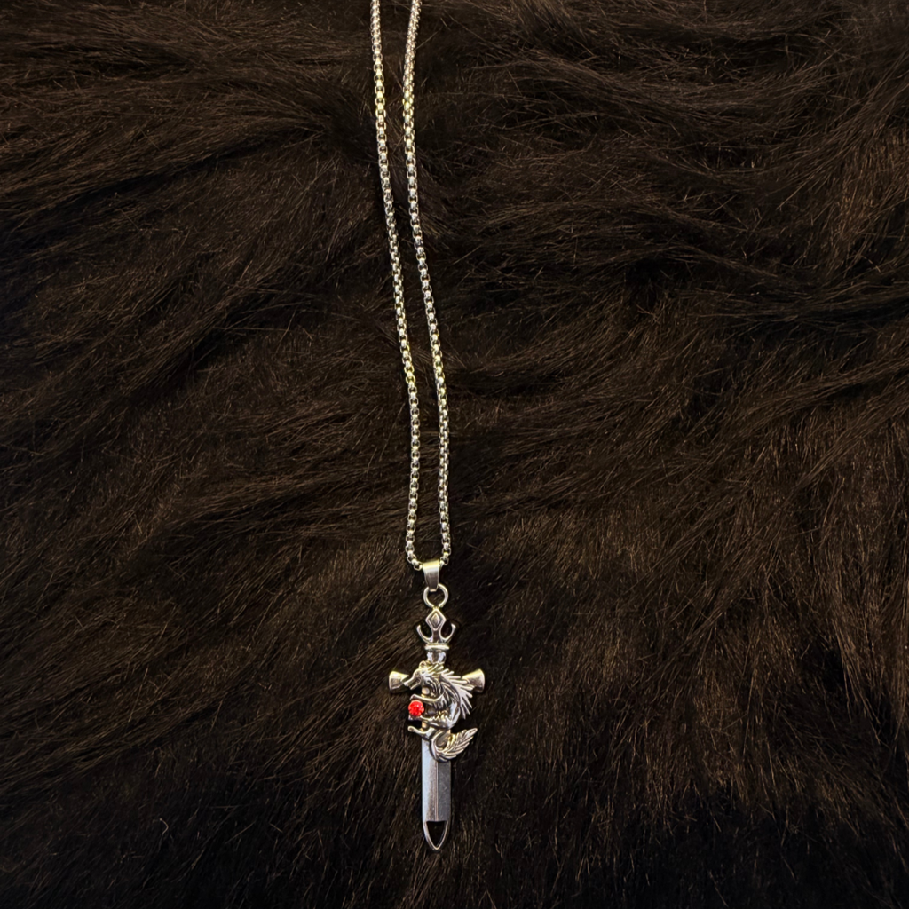 Dragon's Dagger Pendant Necklace