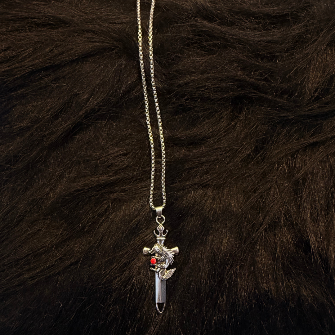 Dragon's Dagger Pendant Necklace