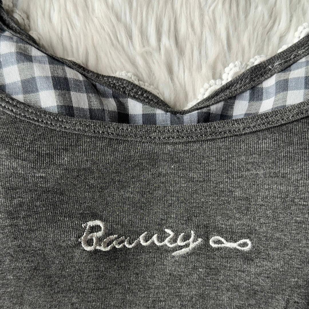 Charcoal Grey Beauty Layered Cami