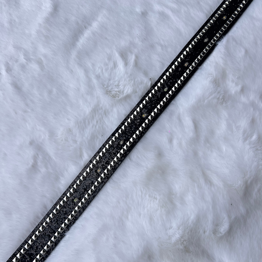 Punk Rules the World LED Studded Belt