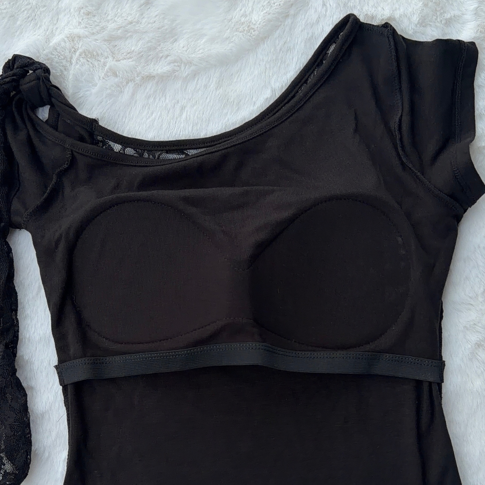Noir Ribbon Top