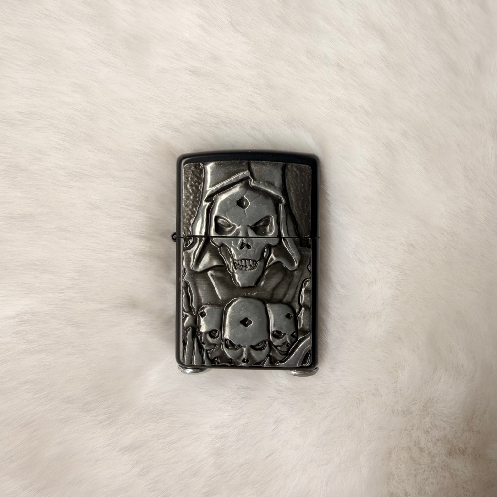 Skull Sentinal Lighter Belt