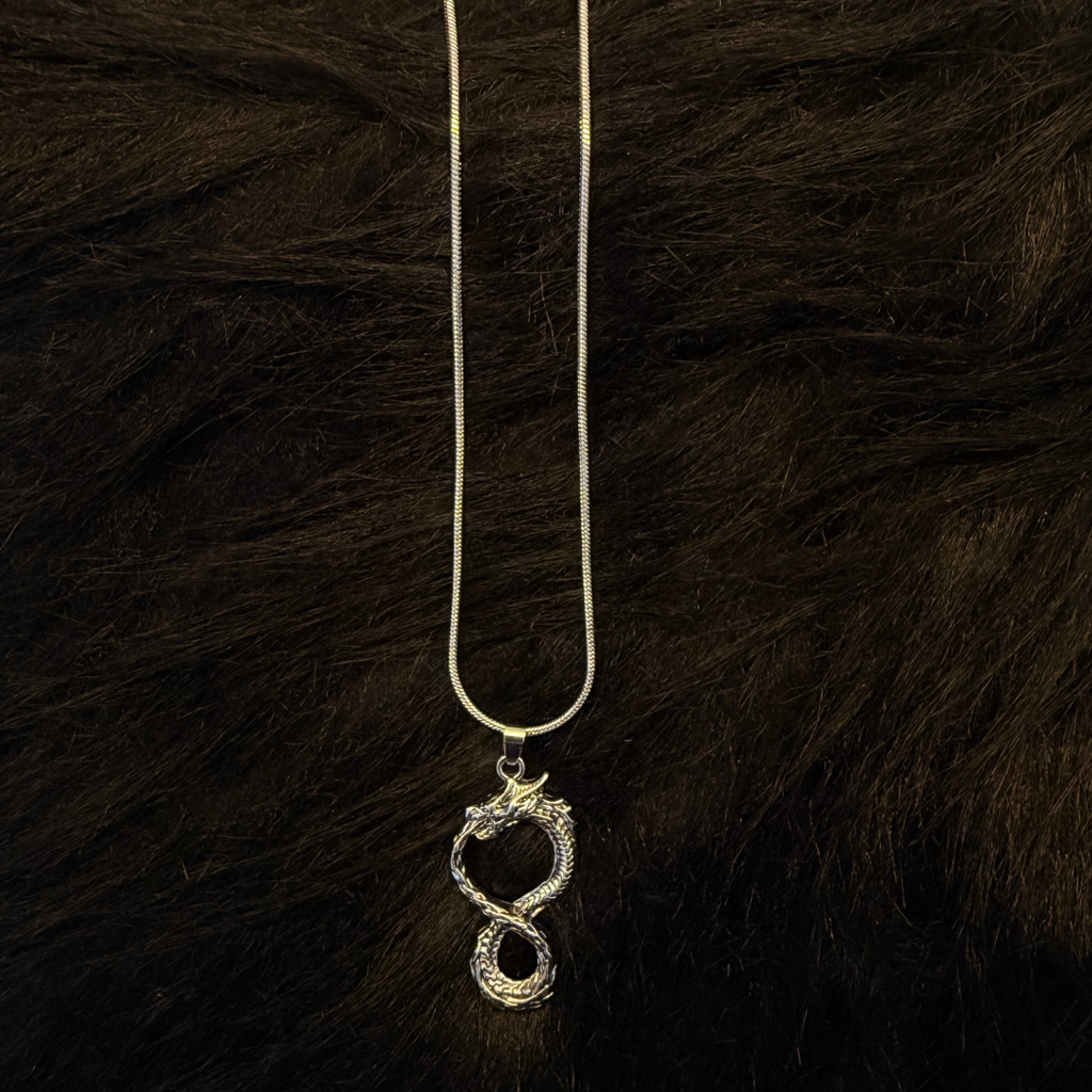Eternal Dragon Pendant Necklace