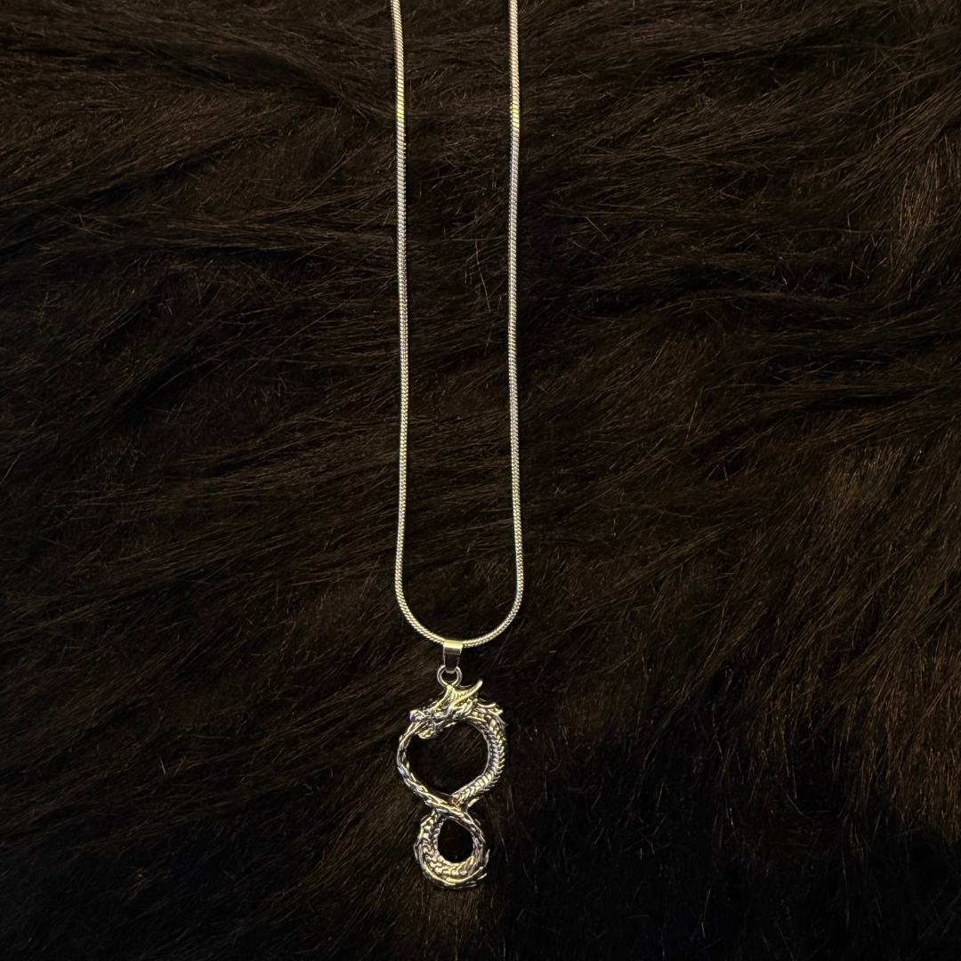 Eternal Dragon Pendant Necklace