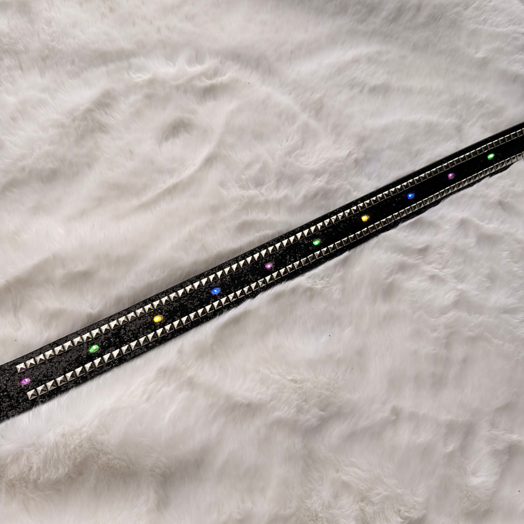 Neon Reaper LED Studded Belt