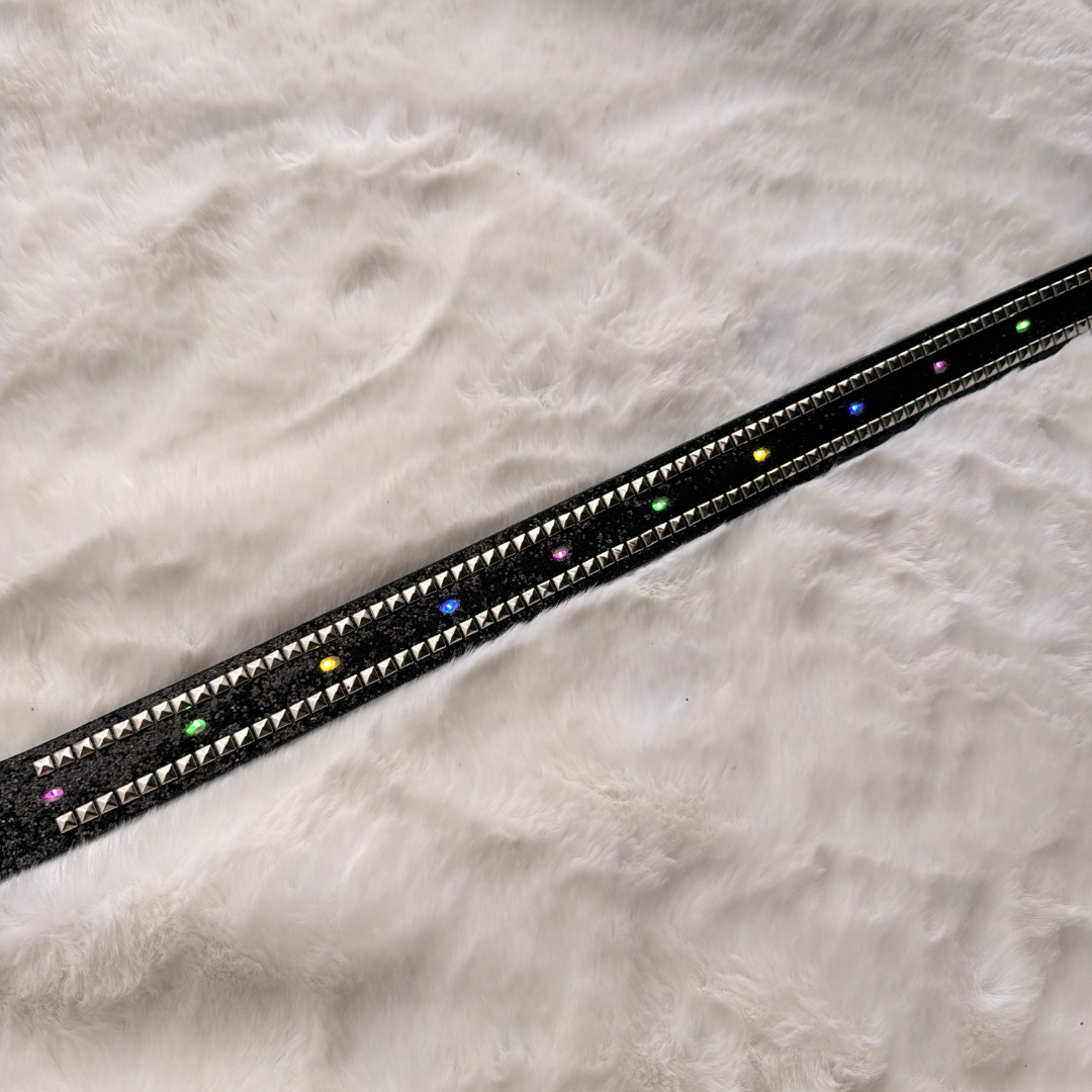 Neon Reaper LED Studded Belt