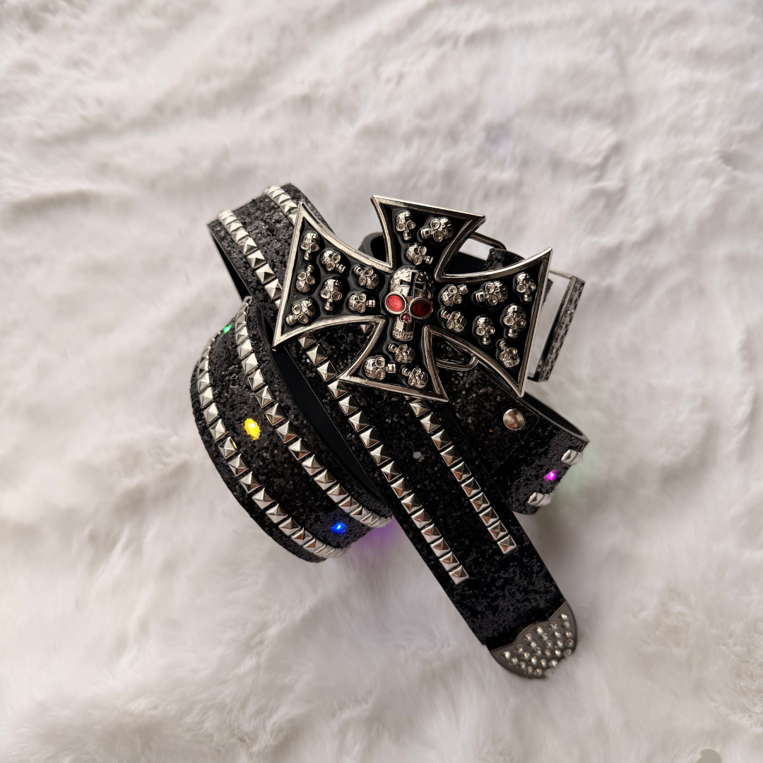 Neon Reaper LED Studded Belt
