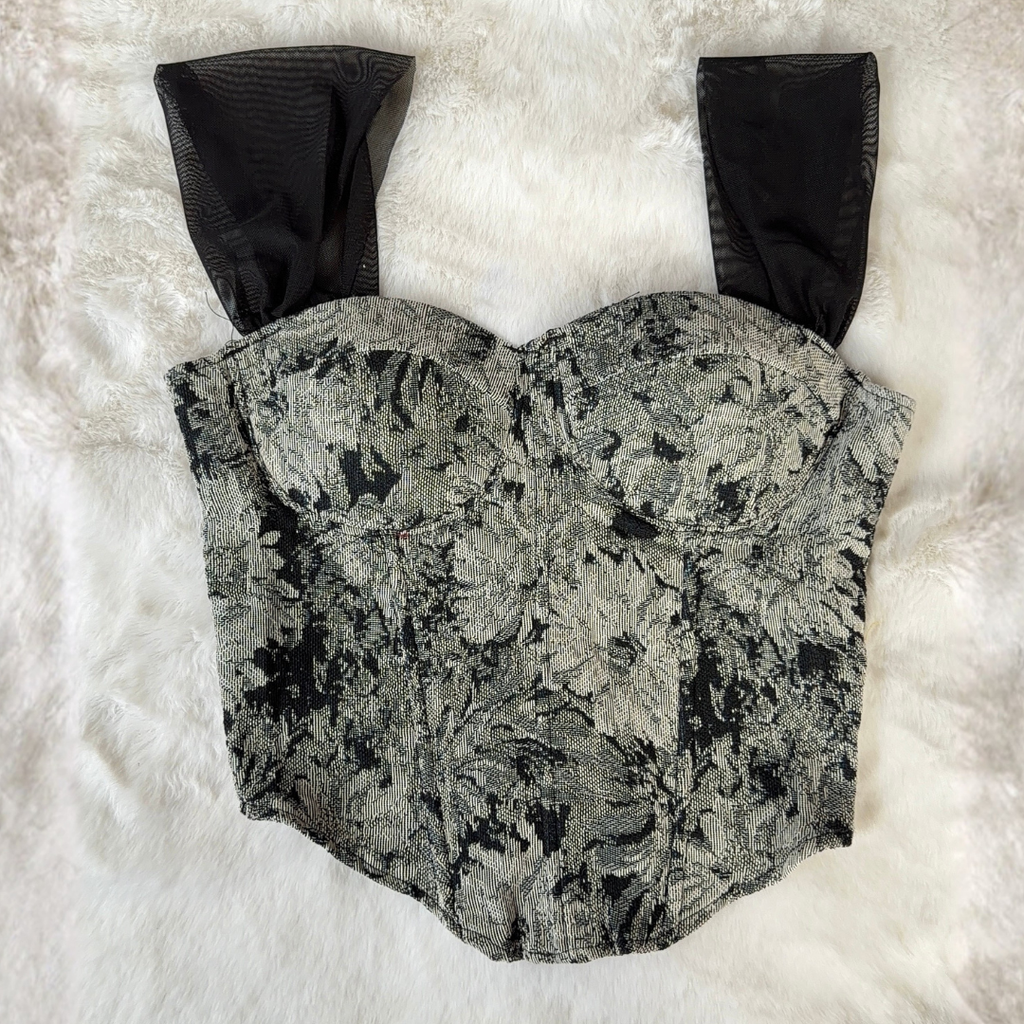 Raven Bloom Corset