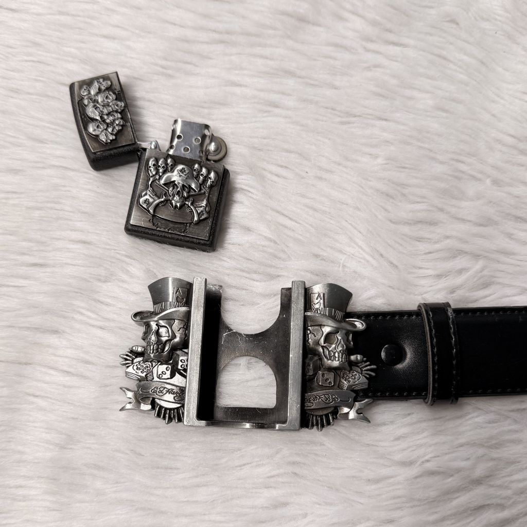 Skull Captain Lighter Belts