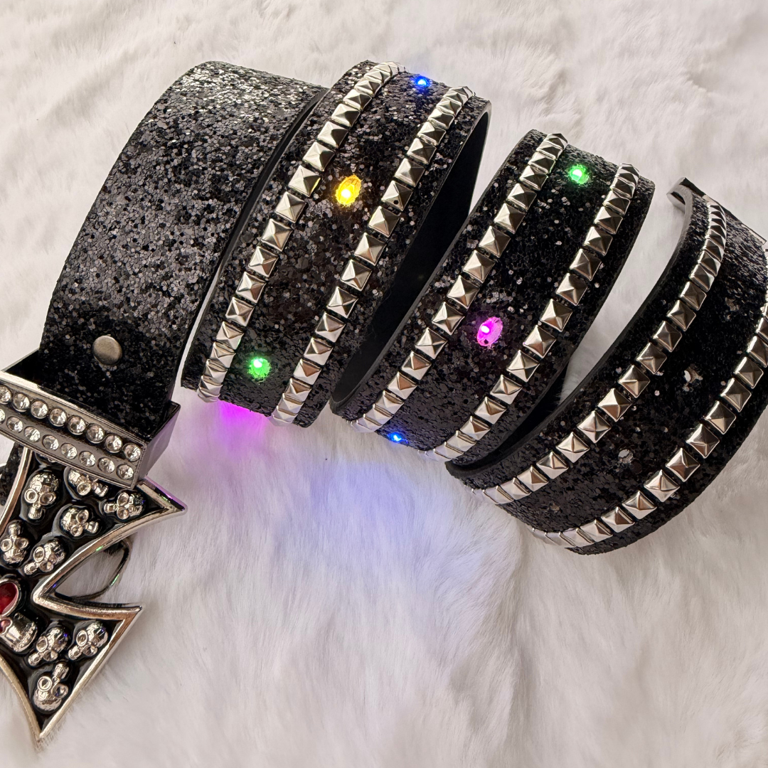 Neon Reaper LED Studded Belt