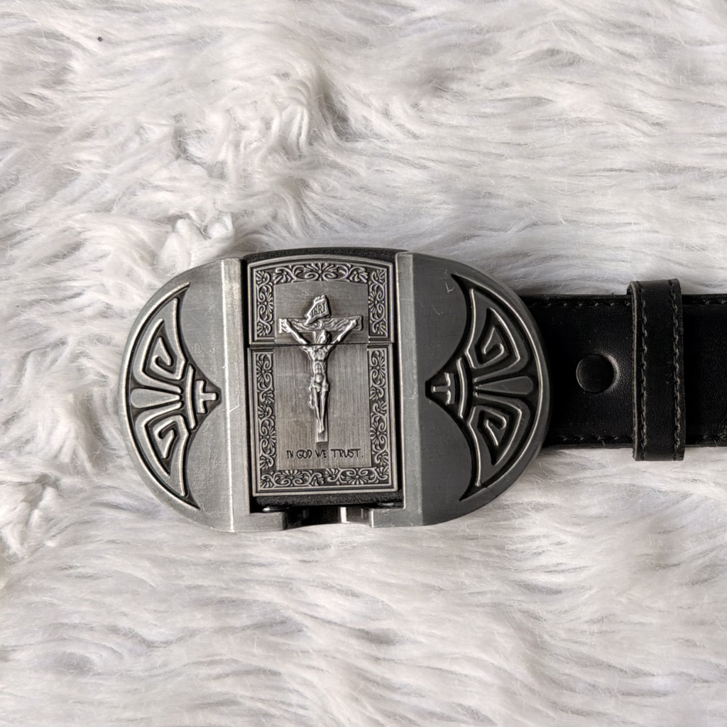 In God We Trust Lighter Belt