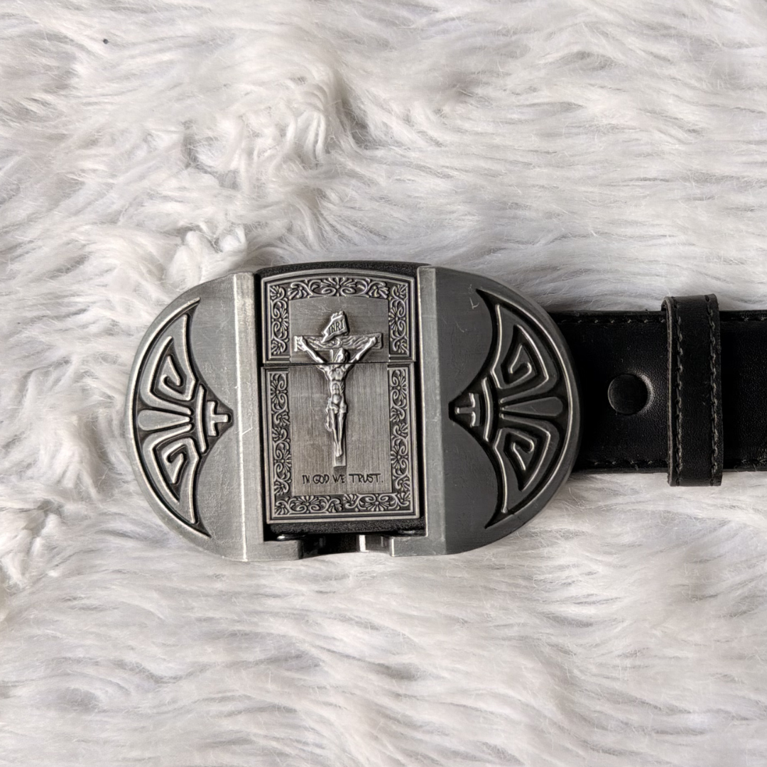 In God We Trust Lighter Belt
