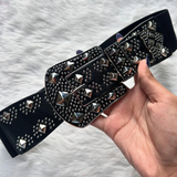 Black Anvil Stud Belt