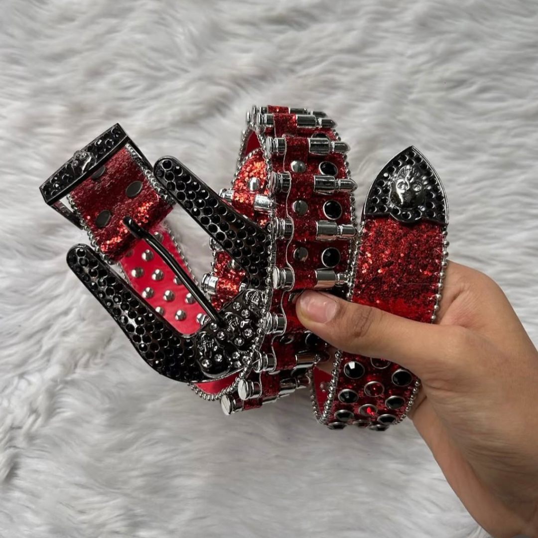 Red Bullet Belt