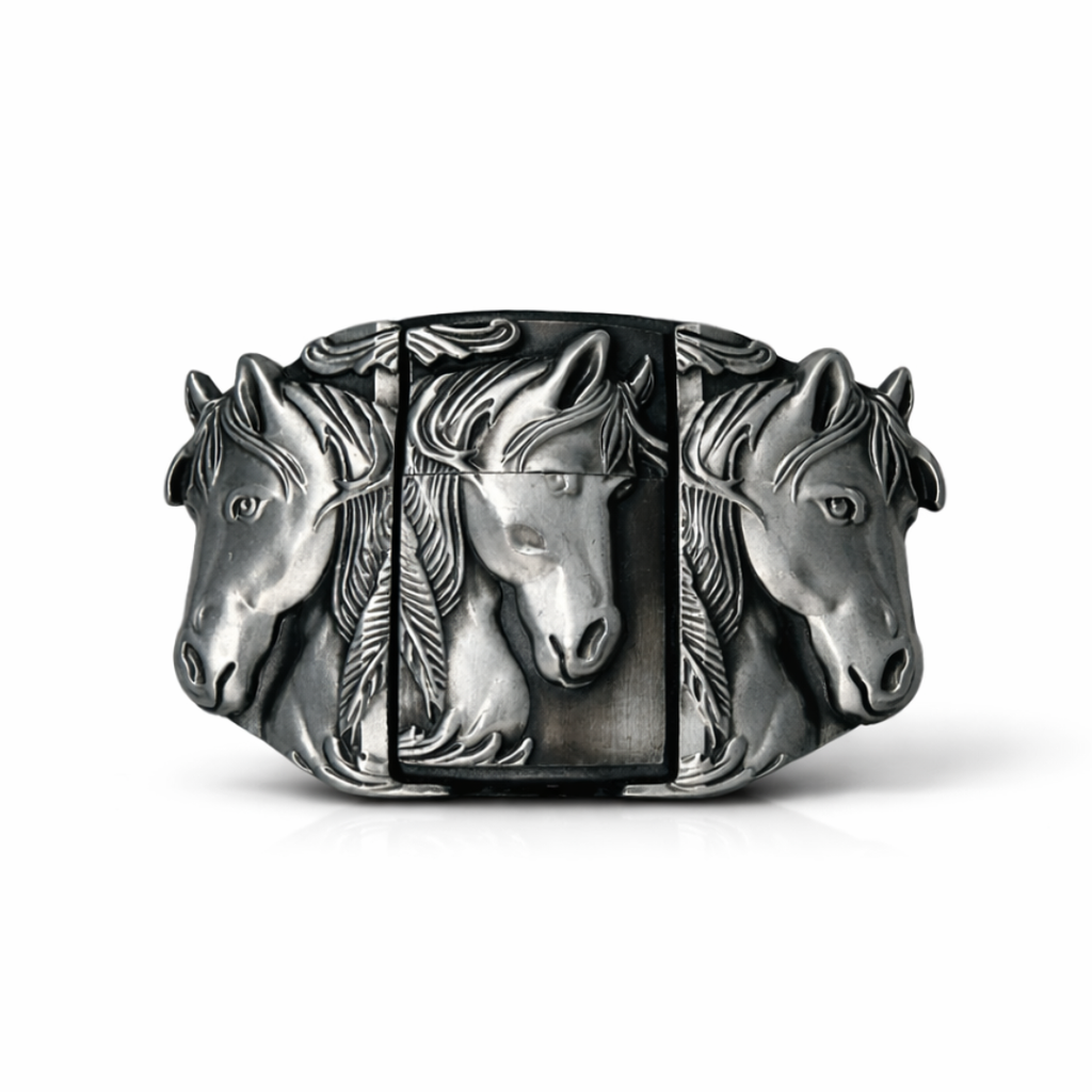 Triple Stallion Lighter Belt