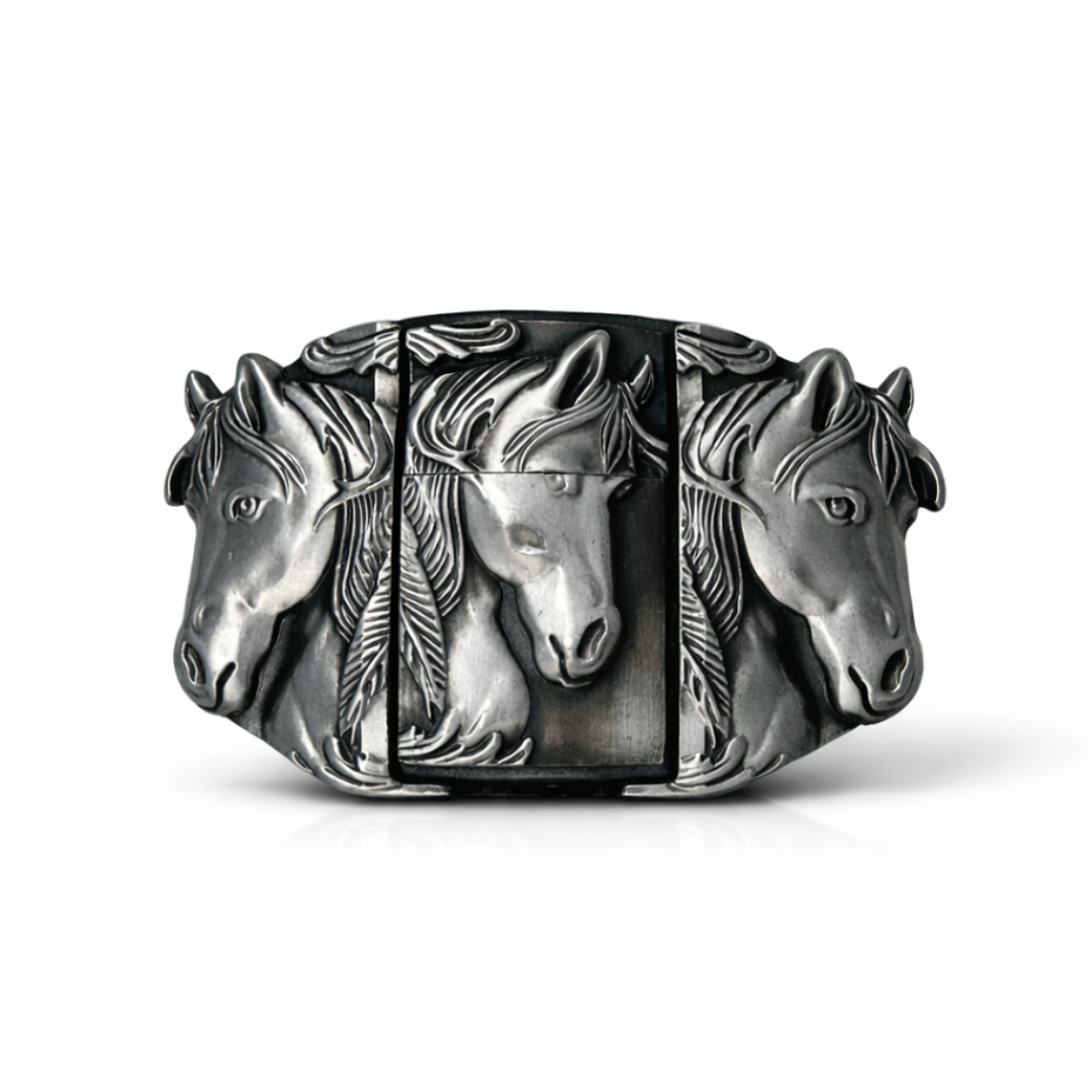 Triple Stallion Lighter Belt