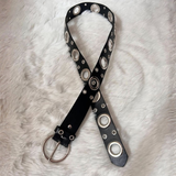 Black Double Hole Belt