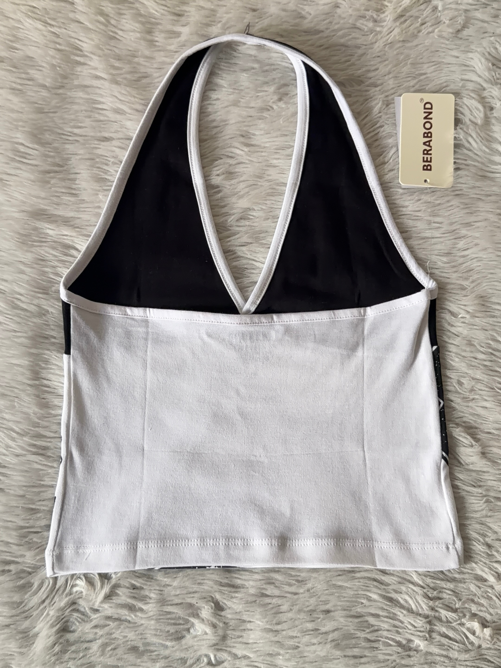 White Alpha Halter