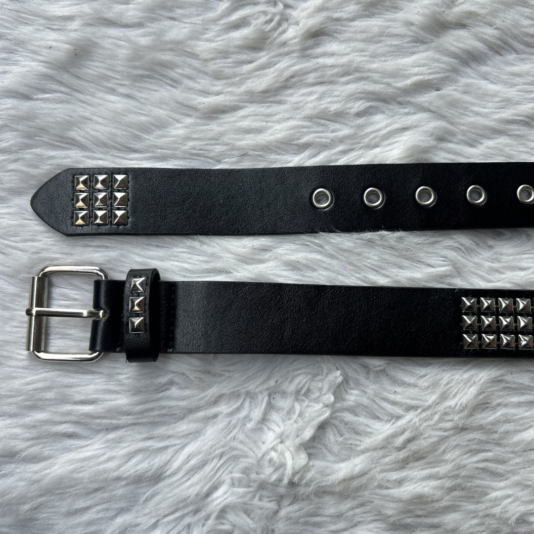 Pyramid Stud Belt (Black)