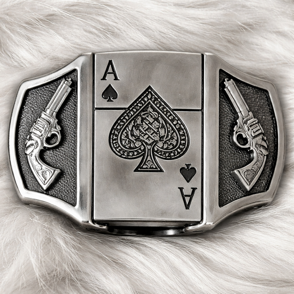 Ace of Spades Lighter Belt