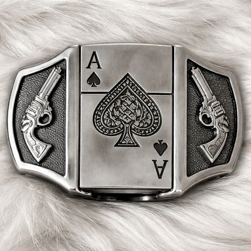 Ace of Spades Lighter Belt