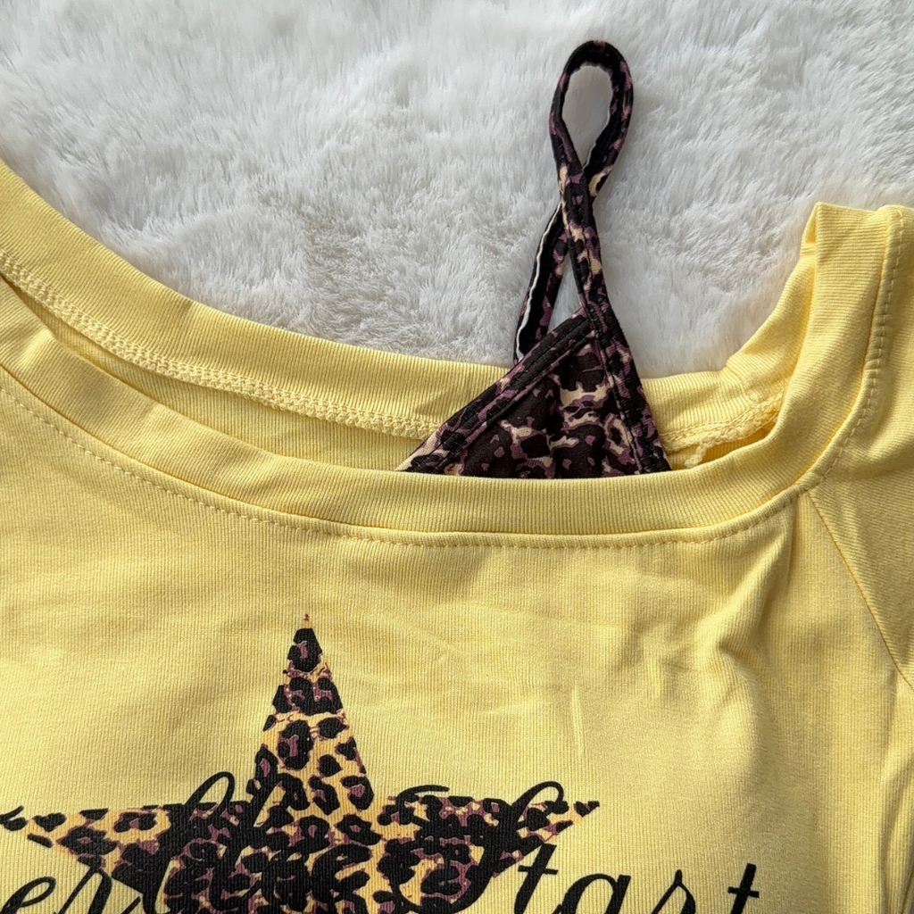 Starstruck Baby Tee - Yellow