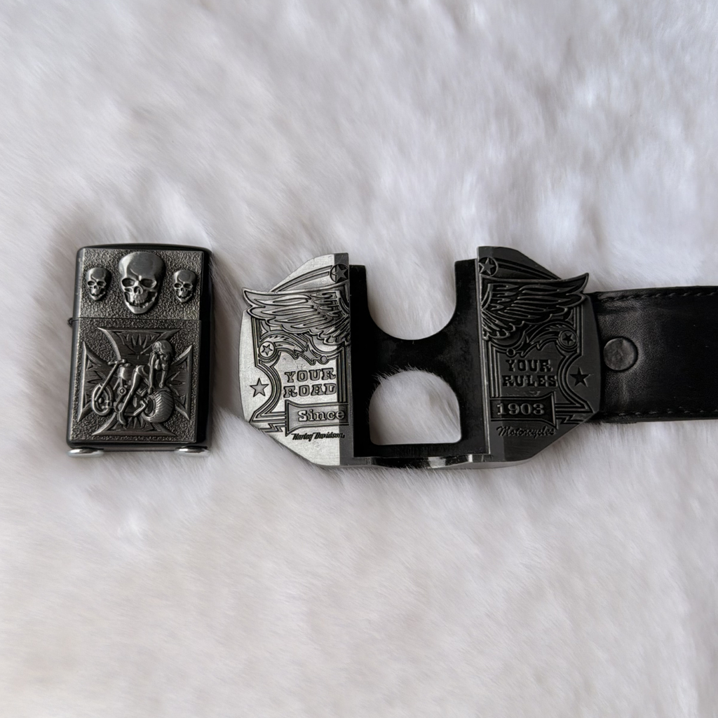 Grim Rider Lighter Belt