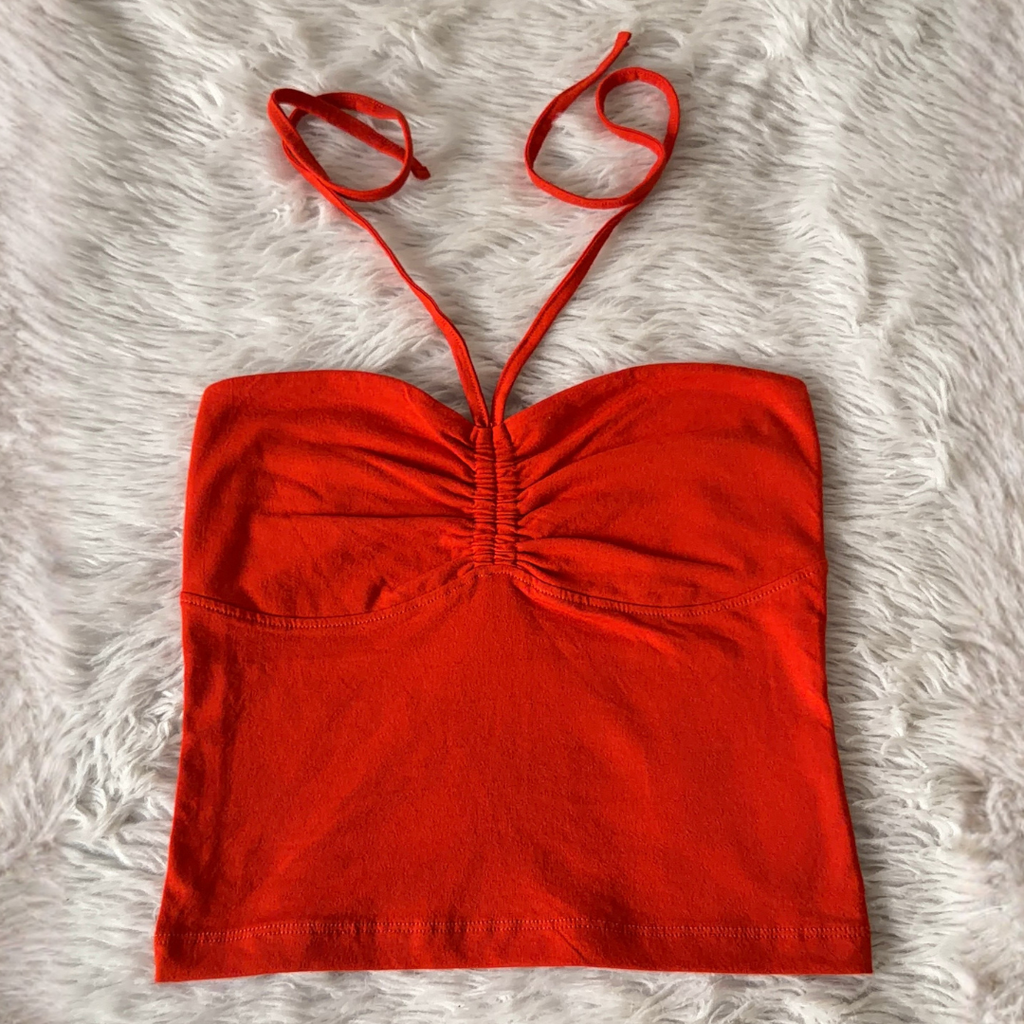 Cherry Pop Ruched Cami