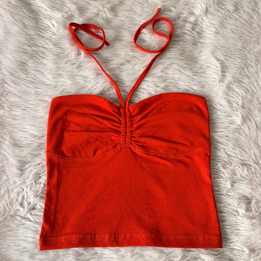 Cherry Pop Ruched Cami