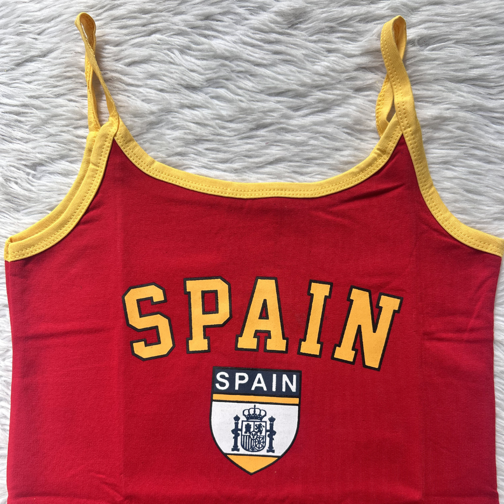 Spain Top - Red