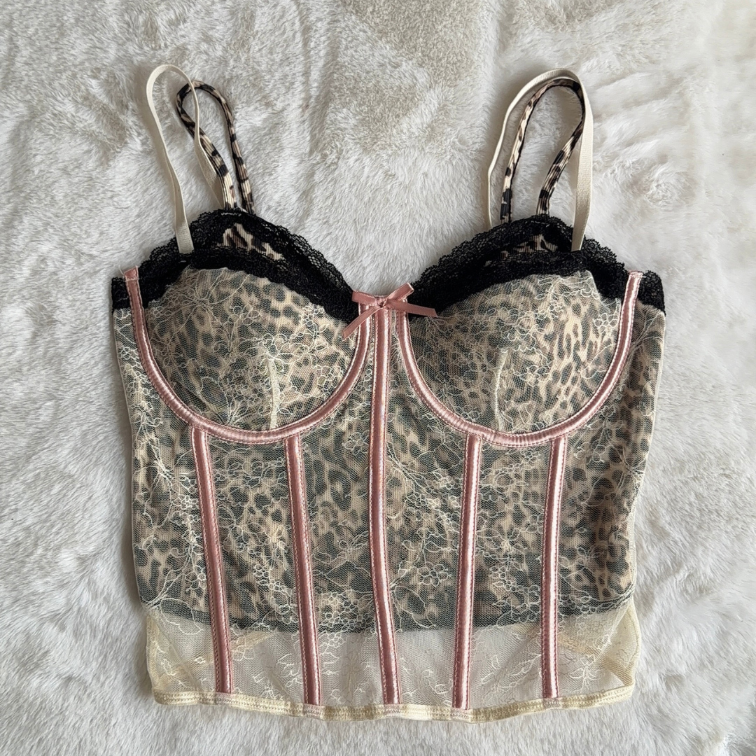 Leopard Lace Corset