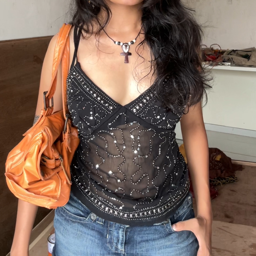 Nazakat Beaded Cami
