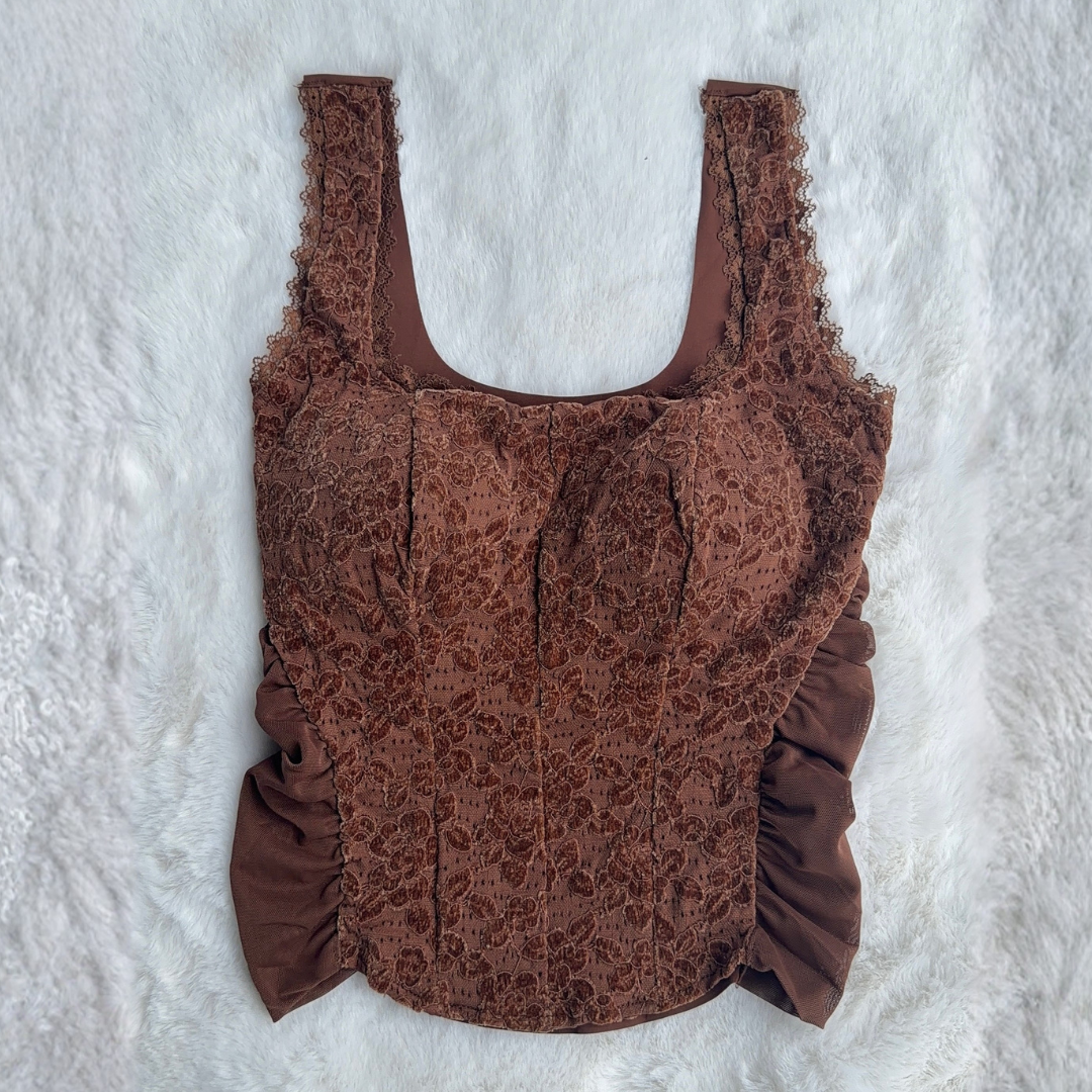Cocoa Lace Corset