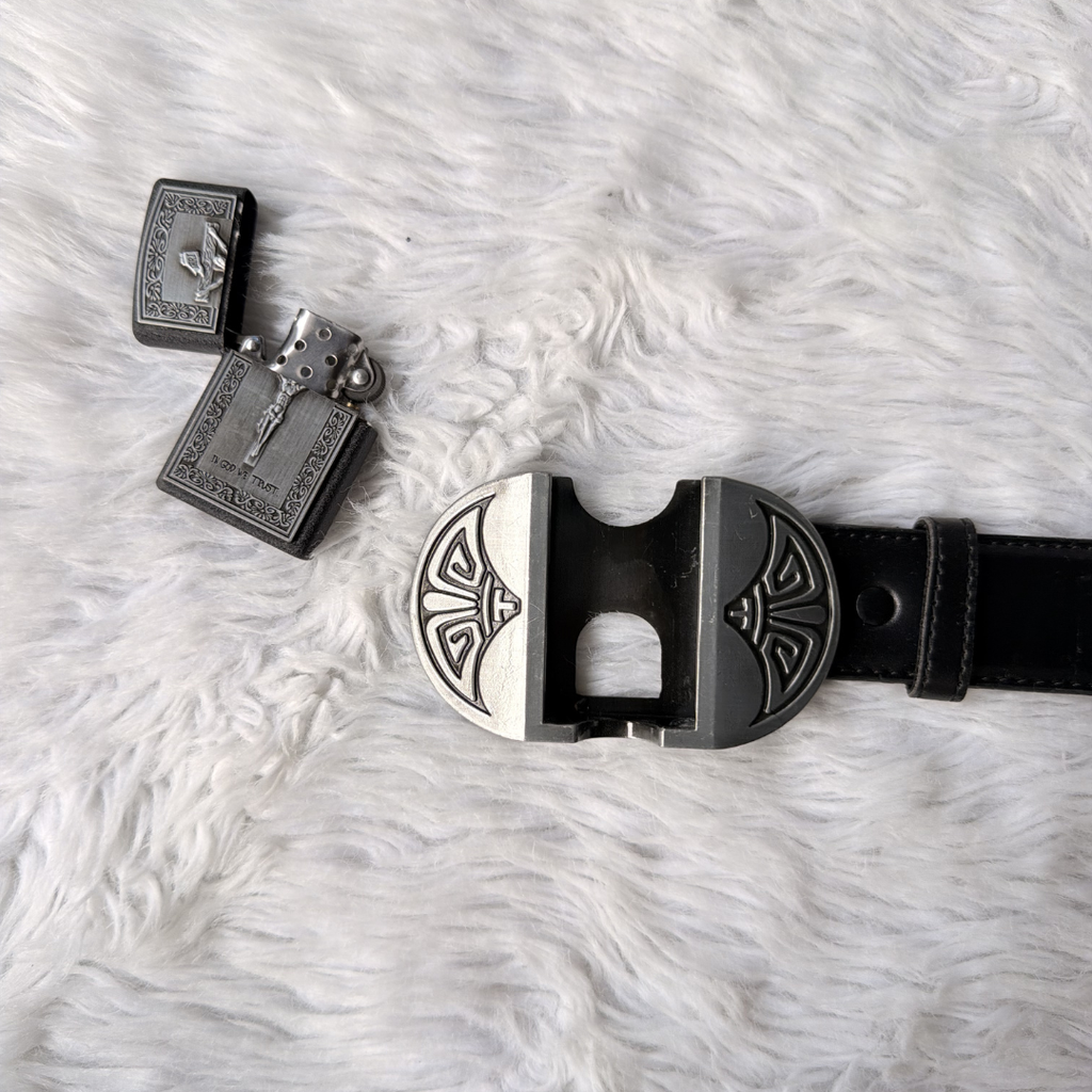 In God We Trust Lighter Belt