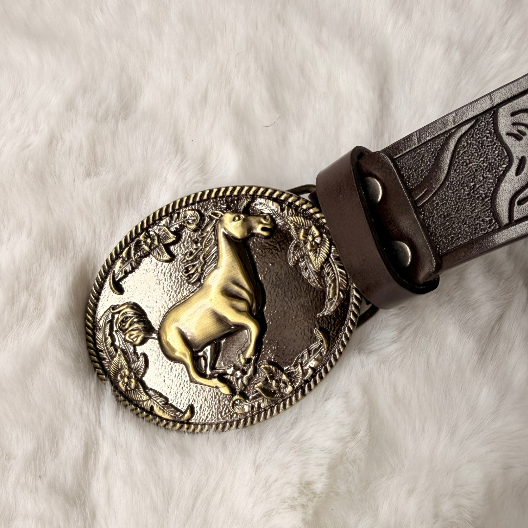 Golden Mustang Bullet Belt