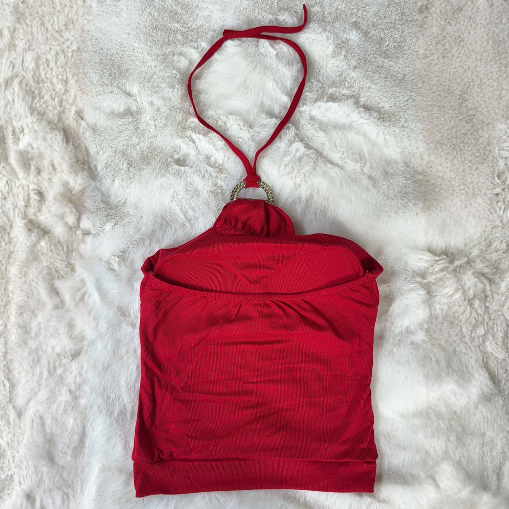 Velvet Flame Ring Halter(Padded)
