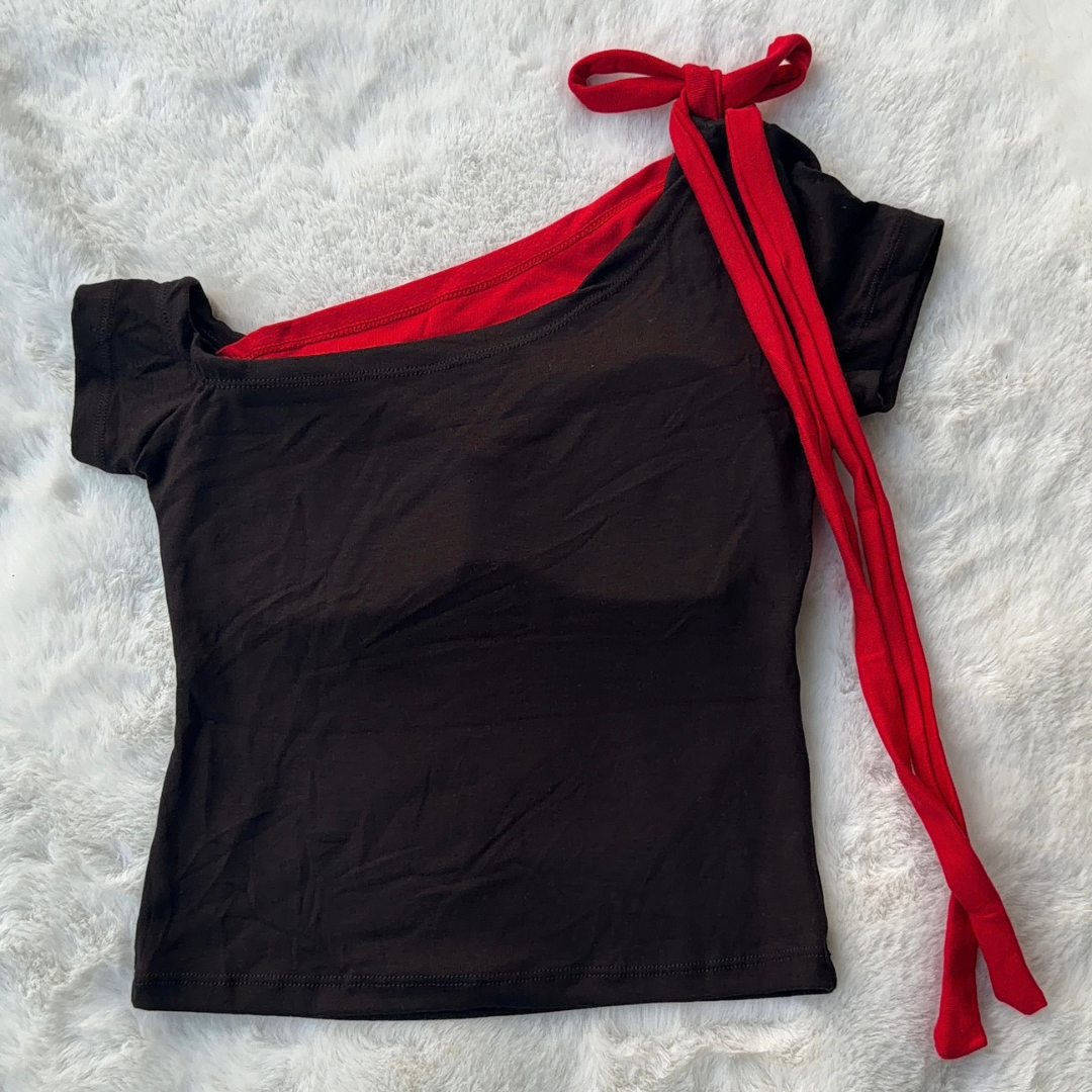 Crimson Kitty Top