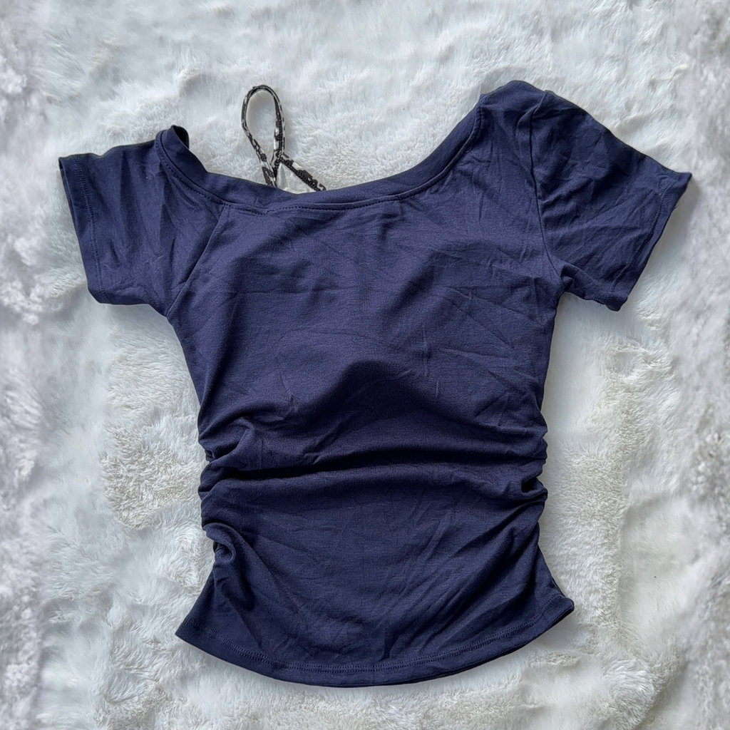 Starstruck Baby Tee - Deep Indigo