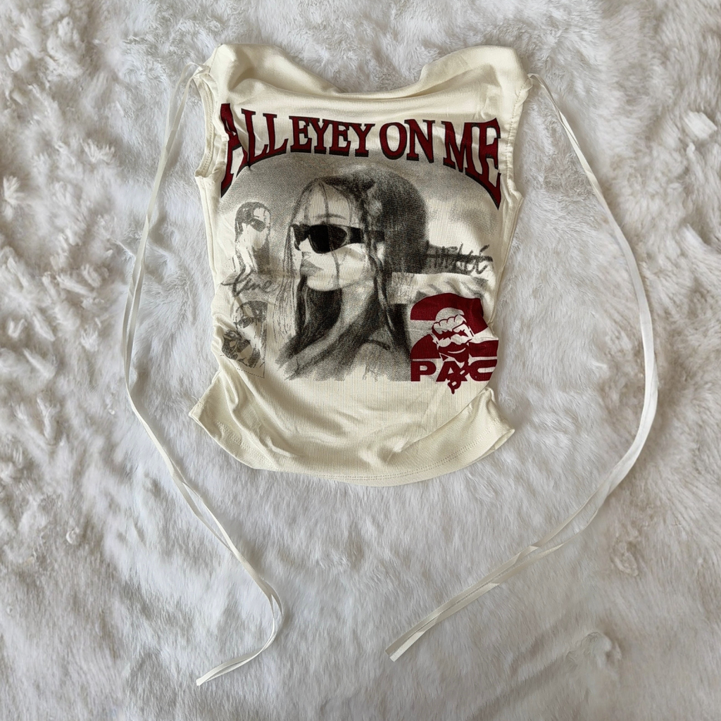 All Eyez On Me - Beige (Padded)