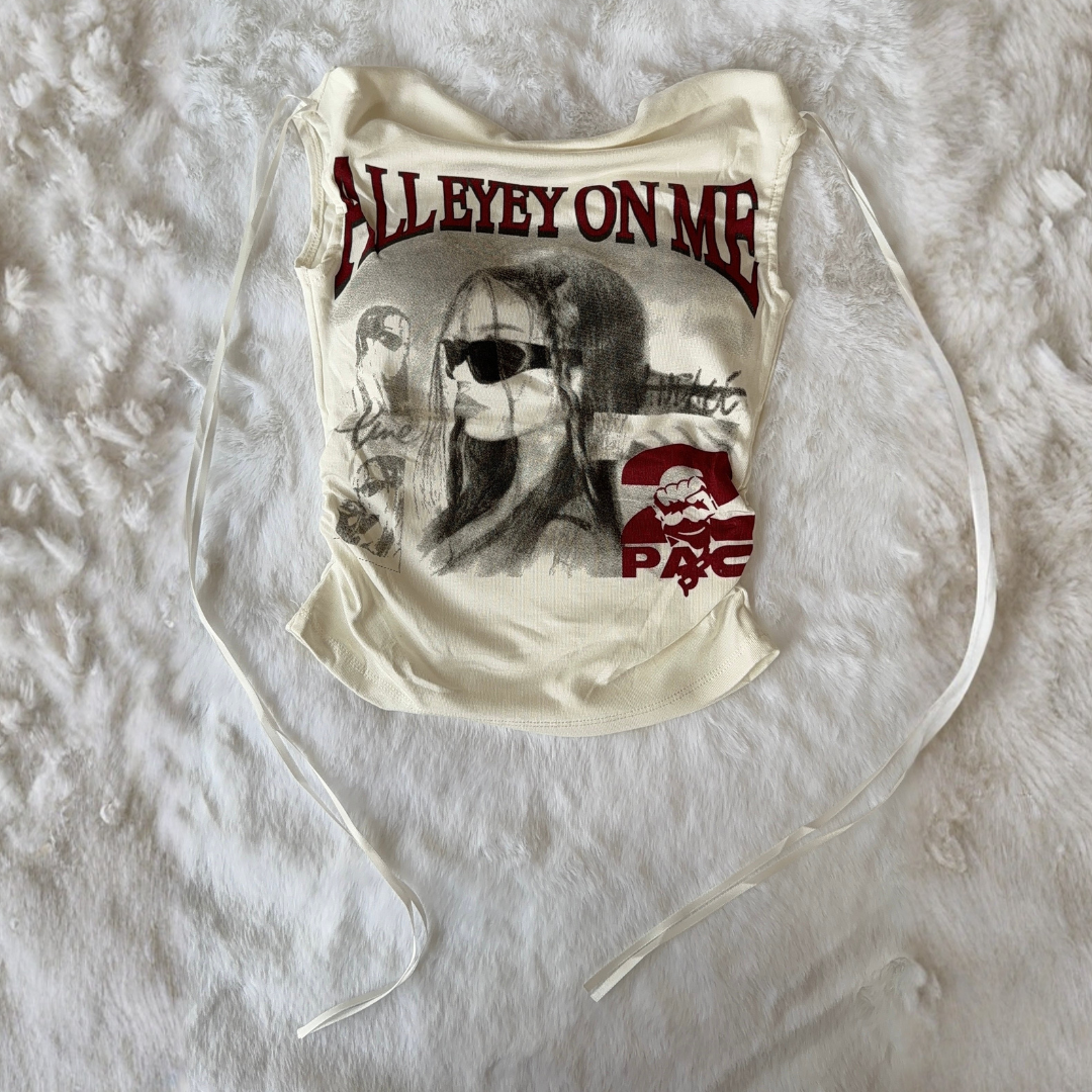 All Eyez On Me - Beige (Padded)