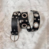 Black Double Hole Belt